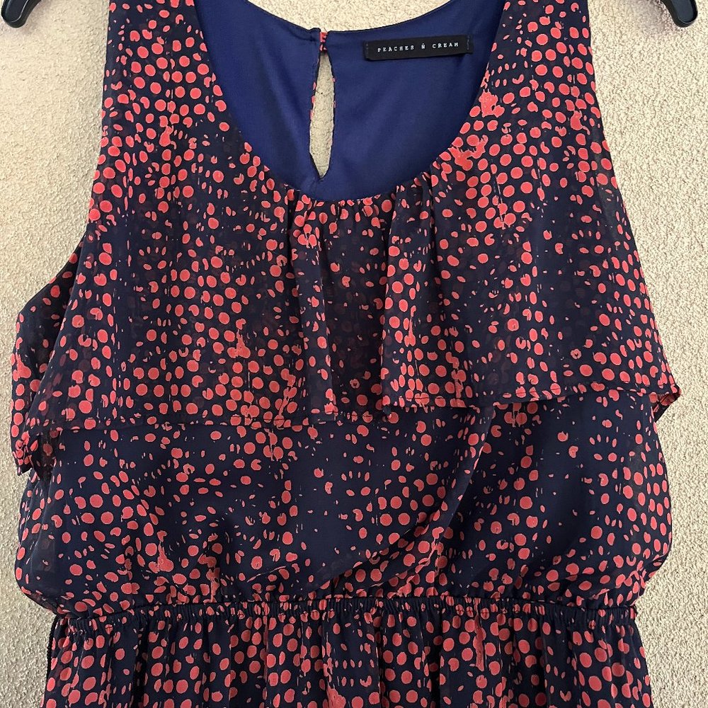 Peaches & Cream Ruffle Front Dress - Picture 8 of 10